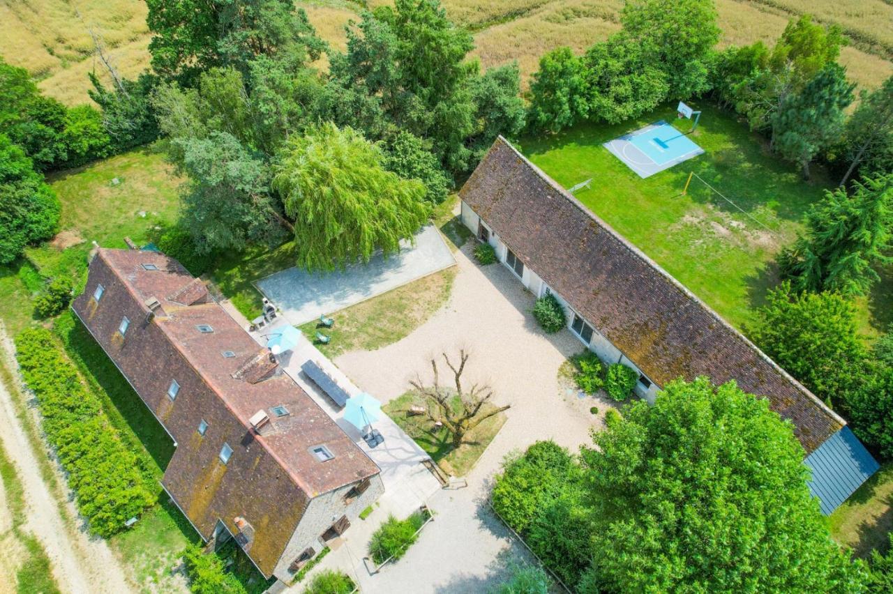 Crazy Villa Champs Corons 61 - Interior Heated Pool - 2H From Paris - 30P Les Menus Exteriör bild