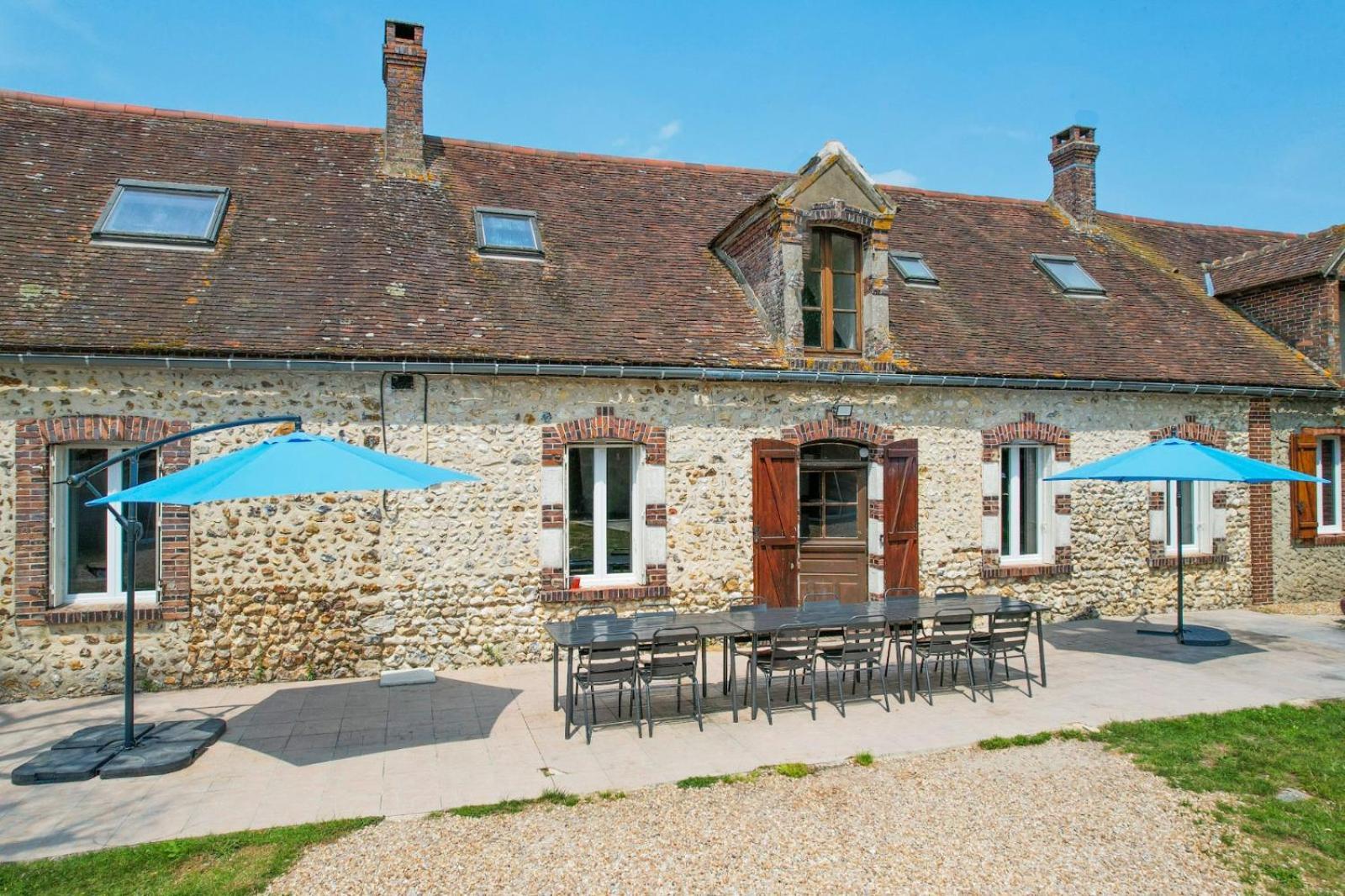 Crazy Villa Champs Corons 61 - Interior Heated Pool - 2H From Paris - 30P Les Menus Exteriör bild