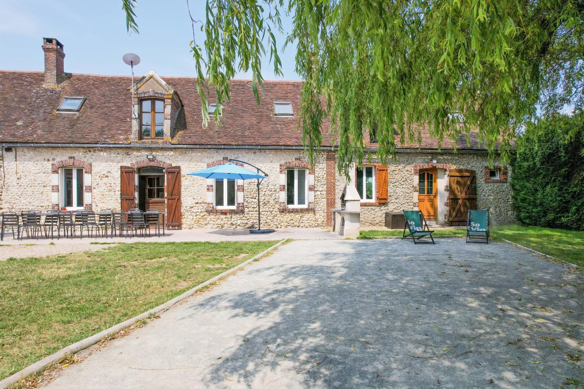 Crazy Villa Champs Corons 61 - Interior Heated Pool - 2H From Paris - 30P Les Menus Exteriör bild