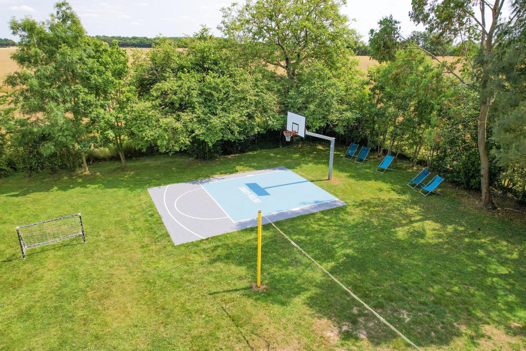 Crazy Villa Champs Corons 61 - Interior Heated Pool - 2H From Paris - 30P Les Menus Exteriör bild