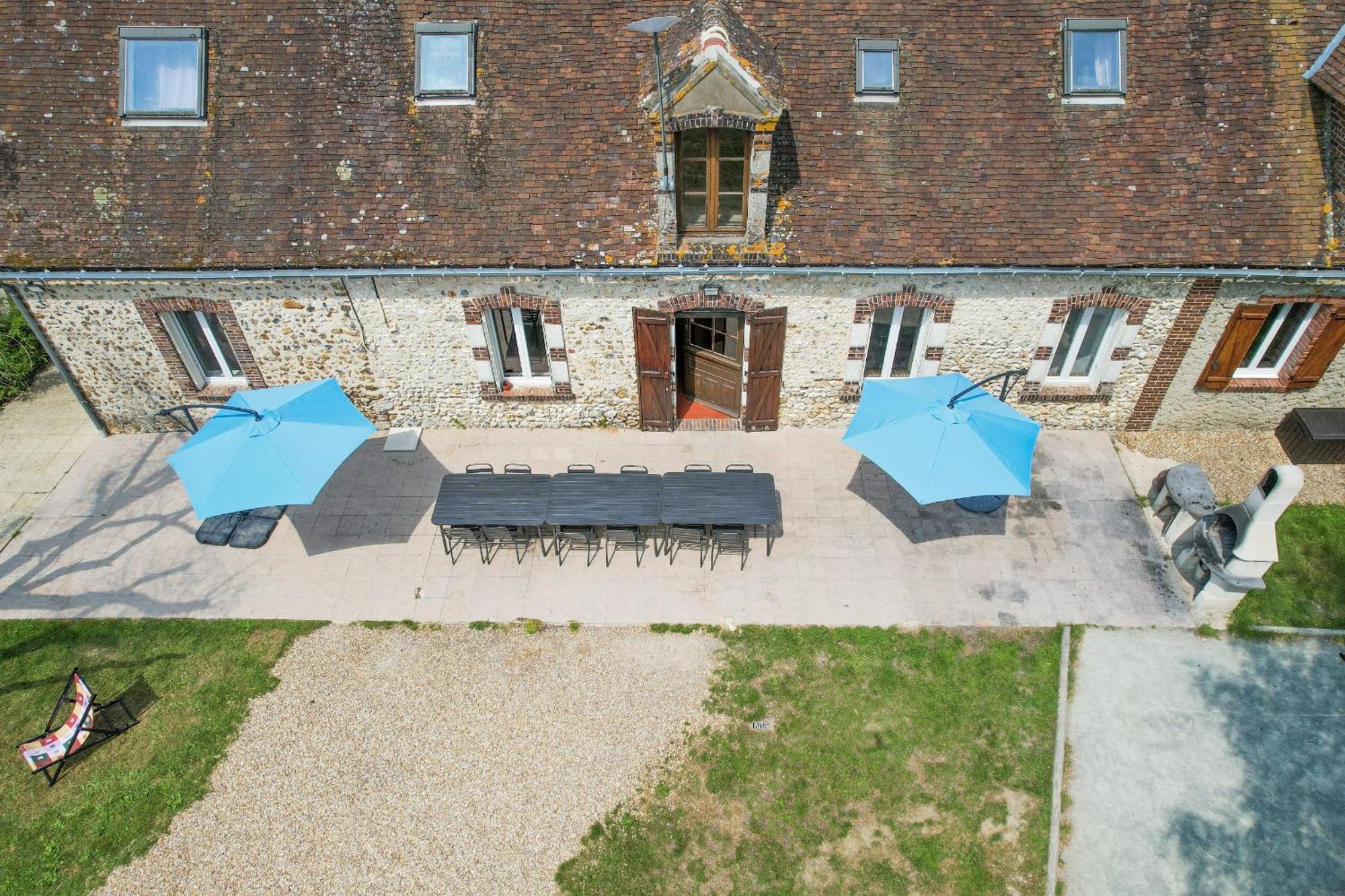 Crazy Villa Champs Corons 61 - Interior Heated Pool - 2H From Paris - 30P Les Menus Exteriör bild