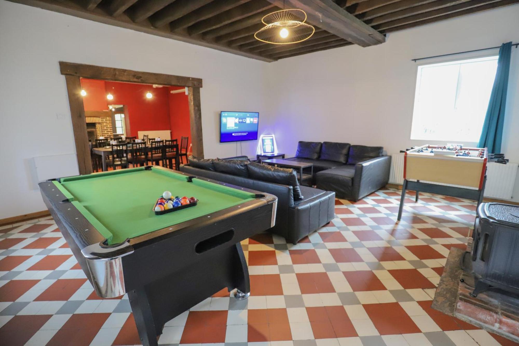 Crazy Villa Champs Corons 61 - Interior Heated Pool - 2H From Paris - 30P Les Menus Exteriör bild