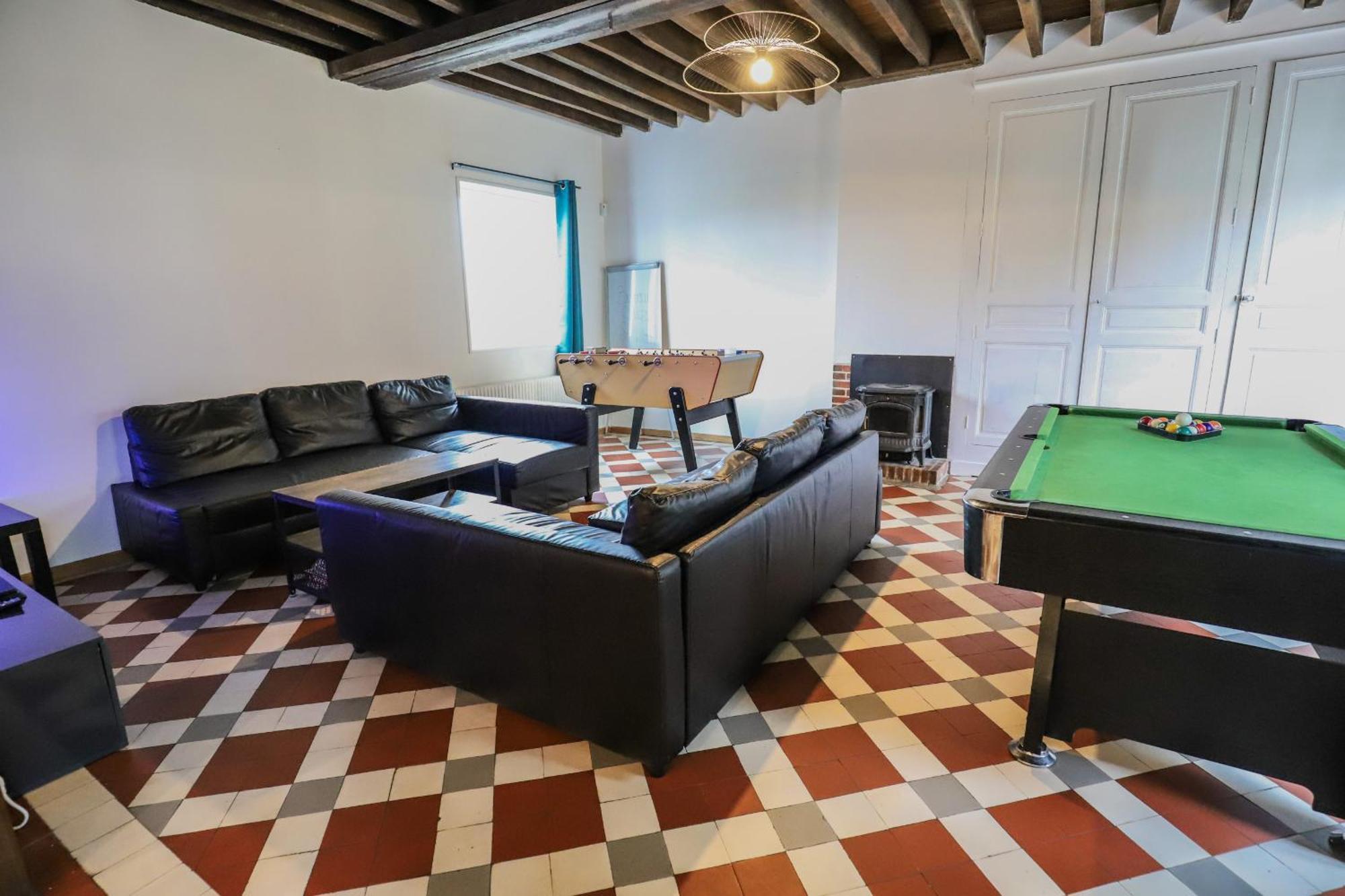 Crazy Villa Champs Corons 61 - Interior Heated Pool - 2H From Paris - 30P Les Menus Exteriör bild