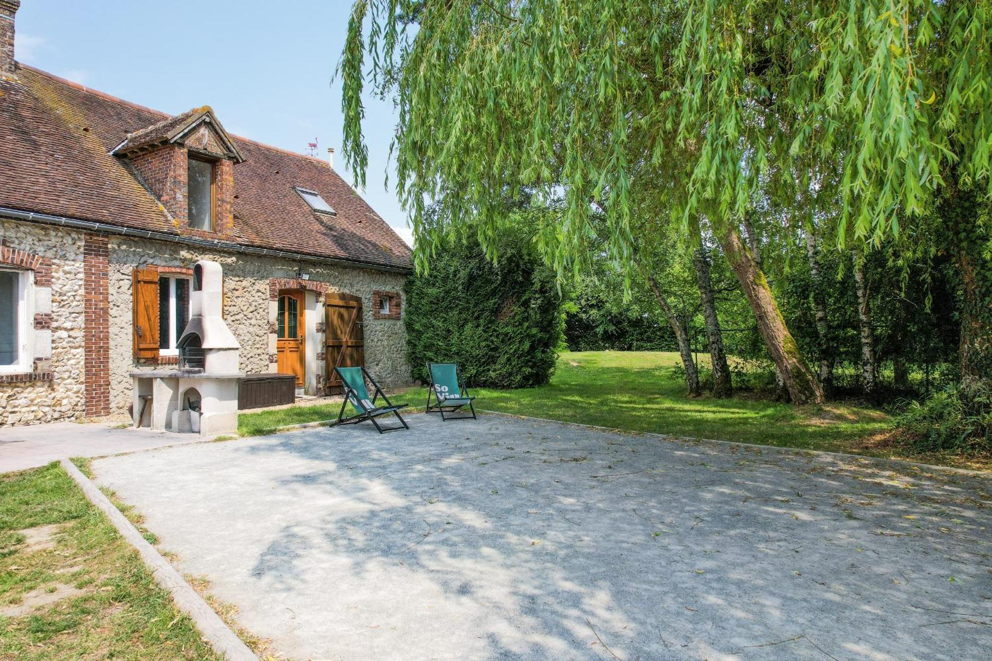 Crazy Villa Champs Corons 61 - Interior Heated Pool - 2H From Paris - 30P Les Menus Exteriör bild