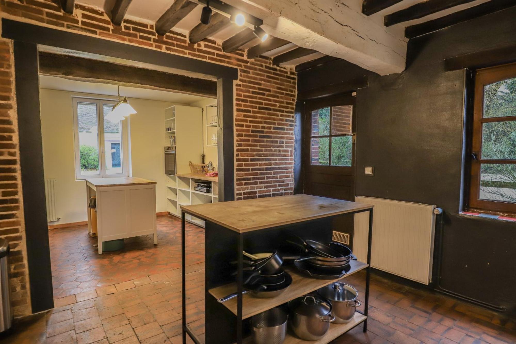 Crazy Villa Champs Corons 61 - Interior Heated Pool - 2H From Paris - 30P Les Menus Exteriör bild