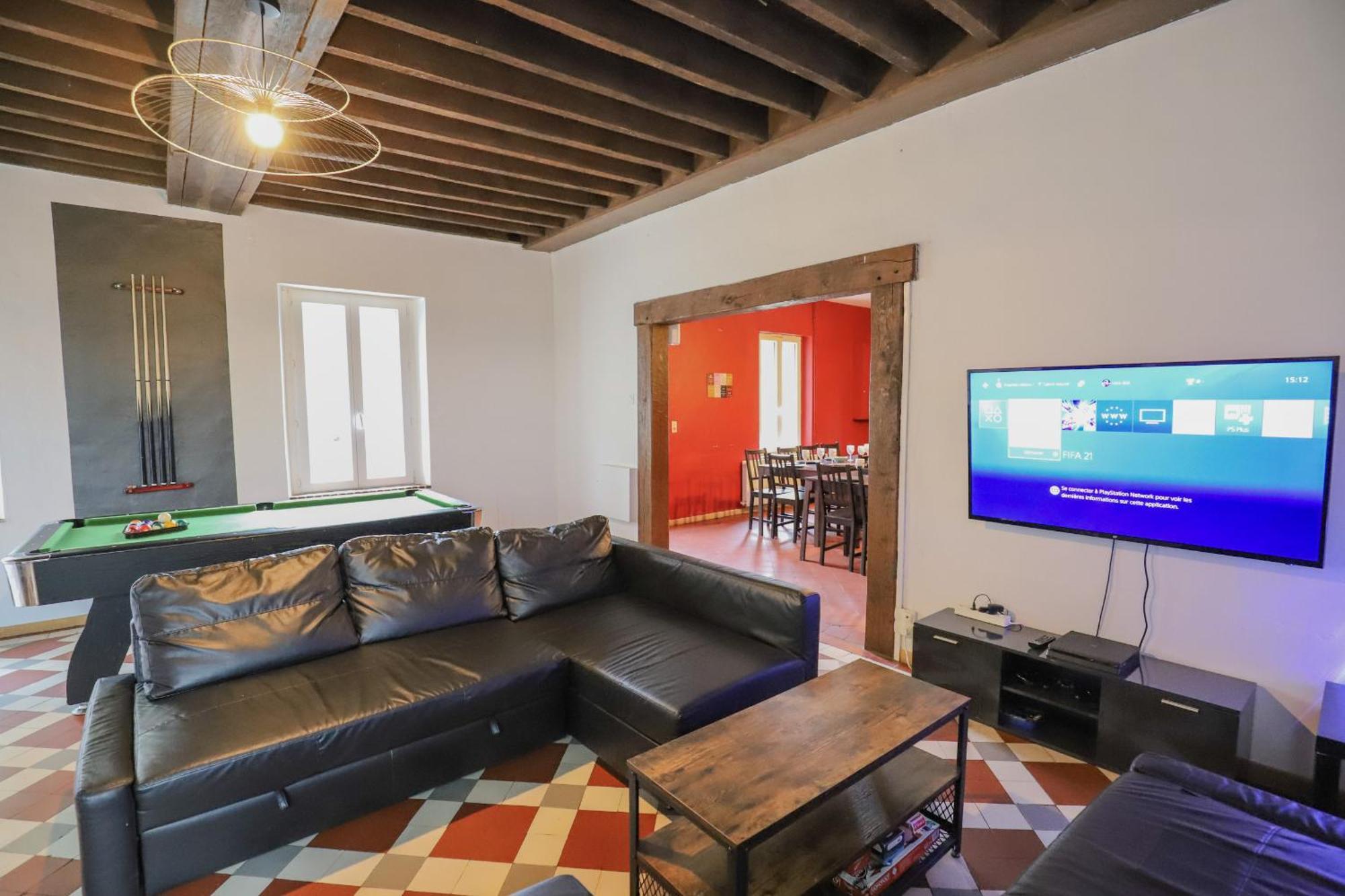 Crazy Villa Champs Corons 61 - Interior Heated Pool - 2H From Paris - 30P Les Menus Exteriör bild